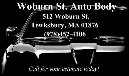 Woburn Street Auto Body (978)452-4106 Call for estimate appointment today!